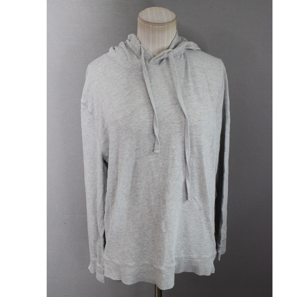 Faherty Sunwashed Hoodie Large Grey Organic Cotton Pullover Mens Beachy Casual